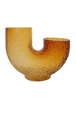 AYTM Arura Medium Glass Vase in Orange.