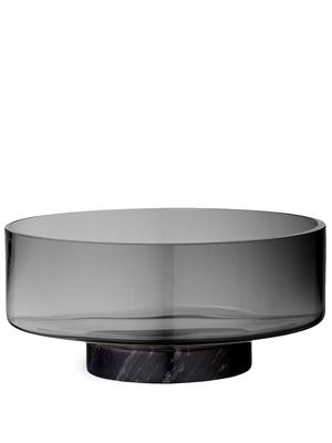 AYTM Volvi glass-marble bowl - BLACK