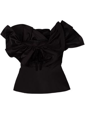 AZ FACTORY Asa ruffle top - Black