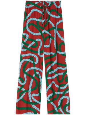 AZ FACTORY graphic-print pyjama trousers - Red