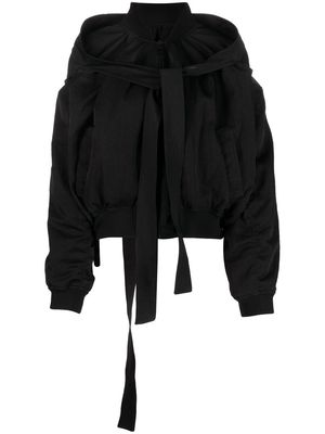 AZ FACTORY hooded bomber jacket - Black
