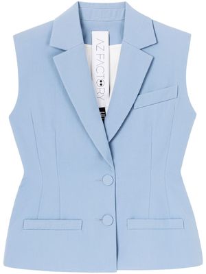 AZ FACTORY Liz single-breasted waistcoat - Blue