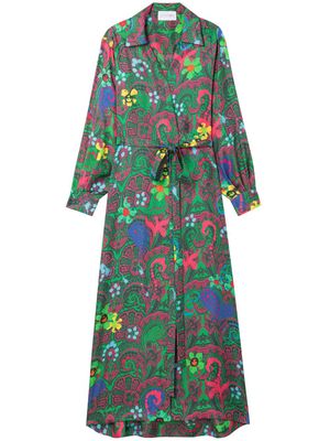 AZ FACTORY motly paisley wrapped dress - Multicolour
