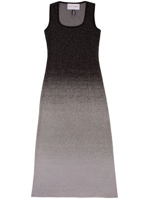 AZ FACTORY Nyx gradient-effect midi dress - Grey