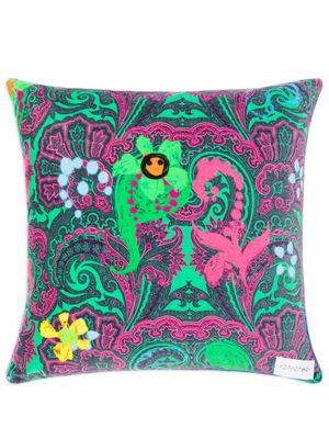 AZ FACTORY paisley-print cushion - Green