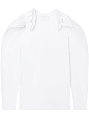 AZ FACTORY puff-sleeves cotton T-shirt - White