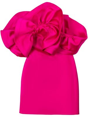 AZ FACTORY ruffle-detail off-shoulder dress - Pink