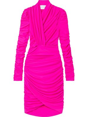 AZ FACTORY x Ester Manas draped mini dress - Pink