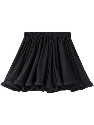 AZ FACTORY x Ester Manas elasticated ruffled skirt - Black
