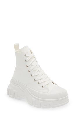 AZALEA WANG Chaney Platform Sneaker in White