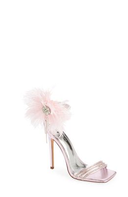 AZALEA WANG Licorice Ankle Strap Sandal in Pink