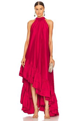 Azeeza Lucas Gown in Red