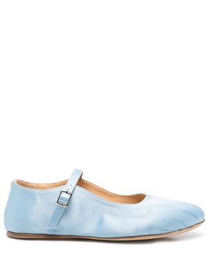 Azi.land buckle-fastened ballerina shoes - Blue