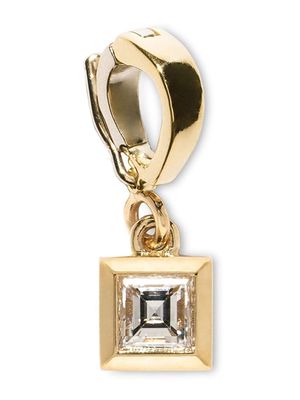 Azlee 18kt yellow gold diamond pendant charm