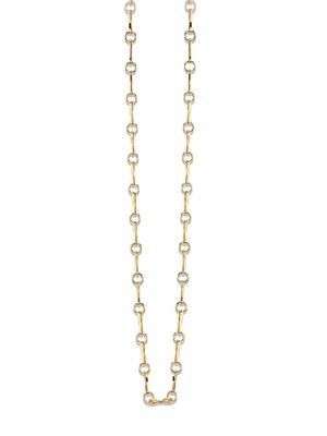 Azlee 18kt yellow gold large circle link chain