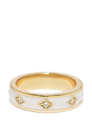 Azlee 18kt yellow gold Morning Sky diamond ring