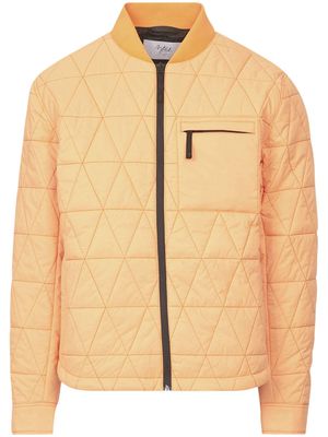 Aztech Mountain Corkscrew diamond-quilted ski jacket - Orange