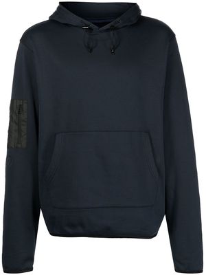 Aztech Mountain fleece drawstring hoodie - Blue