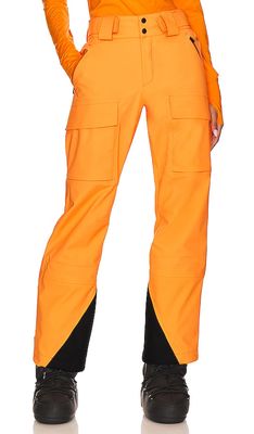 Aztech Mountain Hayden 3l Shell Pant in Orange