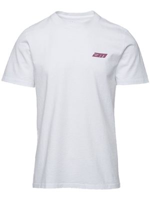 Aztech Mountain Horizon graphic-print cotton T-shirt - White