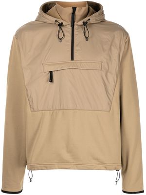 Aztech Mountain Hut fleece hoodie - Brown