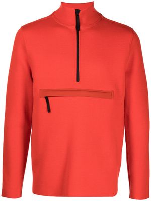 Aztech Mountain Matterhorn half-zip sweater - Orange