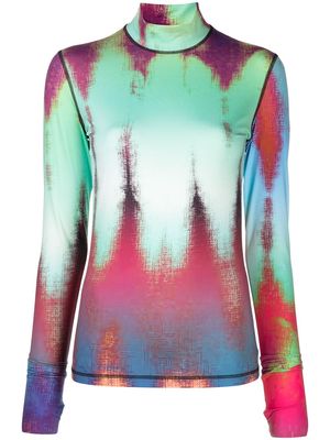 Aztech Mountain Next To Skin knitted top - Multicolour