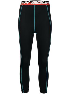 Aztech Mountain Next To Skin logo-waistband leggings - Black