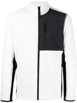 Aztech Mountain panelled fleece jacket - White