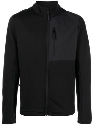 Aztech Mountain panelled full zip sweater - Black