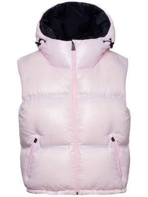 Aztech Mountain Snowbird padded hooded vest - Pink