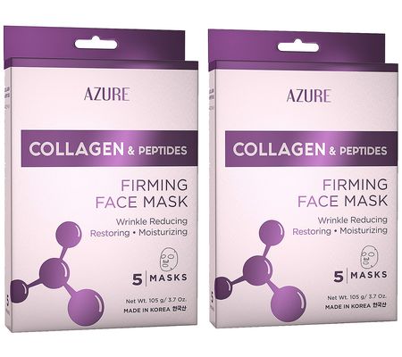 Azure Collagen and Peptides Firming Sheet Mask - 10 Pack