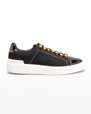 B Court Patent Low-Top Sneakers