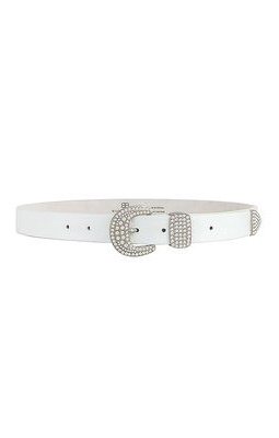 B-Low the Belt Isabella Belt in White