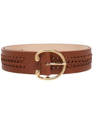 B-LOW THE BELT Kai leather waist belt - Brown