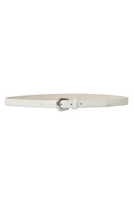 B-Low the Belt Kennedy Patent Leather Hip Belt in Gesso Silver