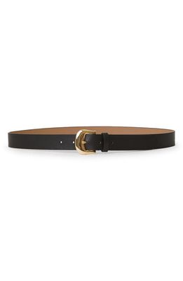 B-Low the Belt Talia Leather Belt in Black Gold