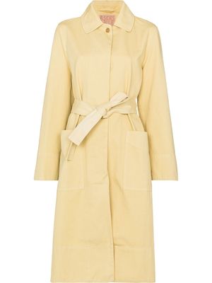 B SIDES chino belted trench coat - Neutrals