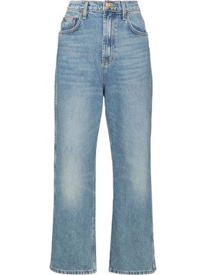B SIDES cropped denim jeans - Blue