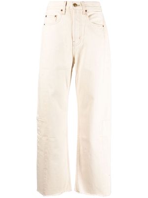 B SIDES high-waisted wide-leg jeans - Neutrals