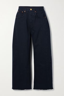 B SIDES - Lasso High-rise Wide-leg Jeans - Blue