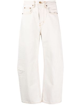 B SIDES Lasso straight-leg jeans - Neutrals