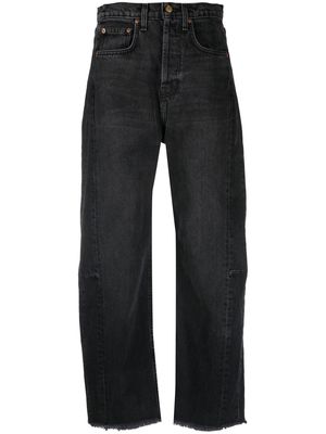 B SIDES Lasso wide-leg jeans - STIL BLACK