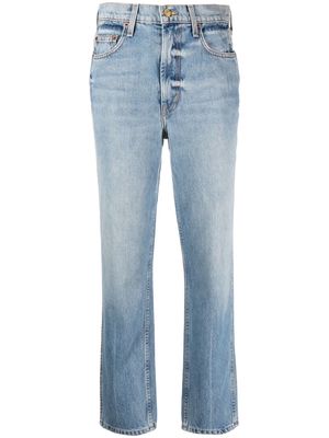 B SIDES Louis high-waisted jeans - Blue