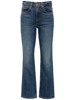 B SIDES Rae straight-leg mid-rise jeans - Blue