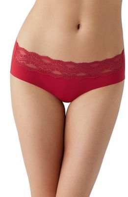 b. tempt'D by Wacoal b. bare Hipster Panties in Haute Red