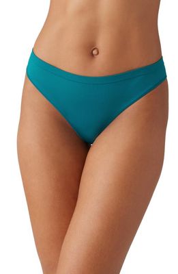 b. tempt'D by Wacoal Comfort Intended Daywear Thong in Deep Lake