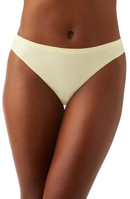 b. tempt'D by Wacoal Comfort Intended Daywear Thong in Pastel Yellow
