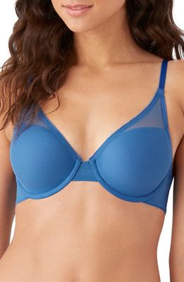 b.tempt'D by Wacoal Etched in Style Underwire T-Shirt Bra in Delft