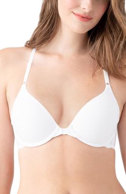 b. tempt'D by Wacoal Front Close Underwire Racerback Bra in White